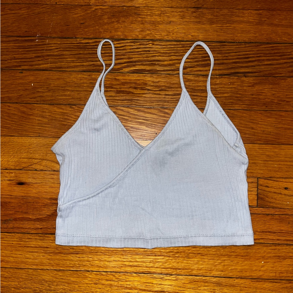 TOP SHOP crop tank top v neck